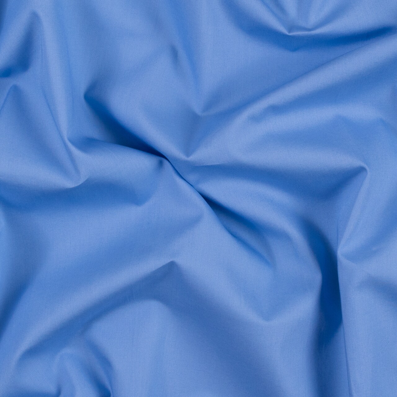 1 Yard Cobalt Pima Cotton Broadcloth Fabric for Premium Shirting